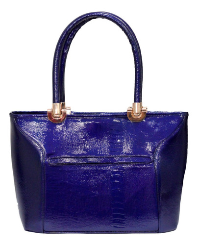 Imagen 2 de 4 de Bolsa De Dama Elegante De Charol Piel 100% Bolsa Al Hombro