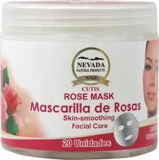 Mascarilla Facial De Rosas Nevada Natural X 20 Unidades