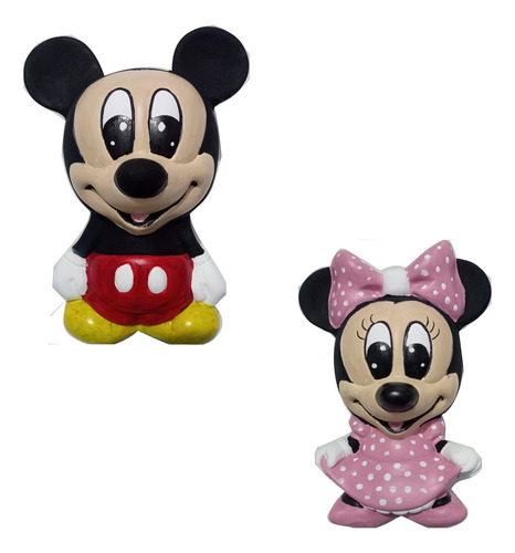 Alcancia Minnie & Mickey Mouse 15 Piezas Recuerdo Fiesta