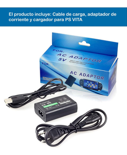 Cargador Eliminador De Pared Para Ps Vita Versión Fat