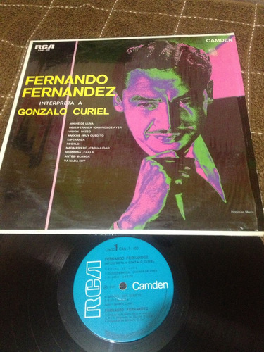 Fernando Fernandez Interpreta A Gonzalo Curiel Disco De Vini