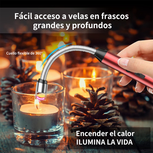 4 Encendedores Eléctrico Para Cocina Carga Usb Portátil