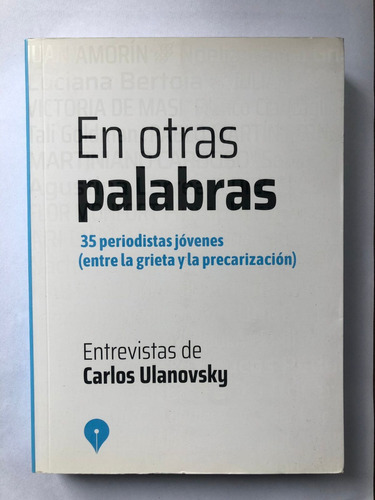 En Otras Palabras Editorial Undav