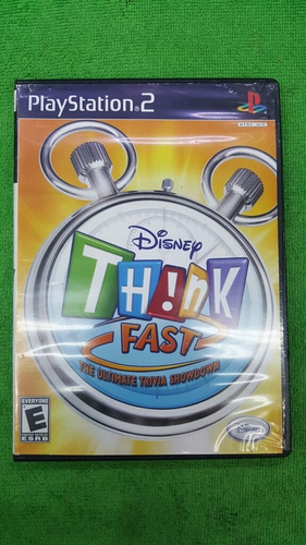 Disney Think Fast Ps2 Fisico Sin Control Especial Solo Juego