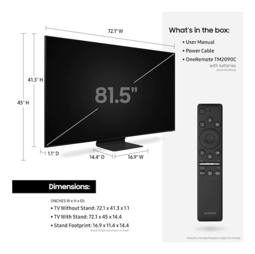 Samsung Qled 82 Q800t 8k Línea Nueva 2020 - 82q800t