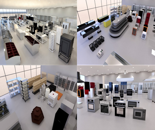 Biblioteca Família Revit - Supermercado E Comercial