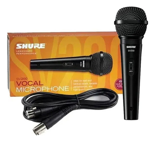 Shure Sv200 Microfono Bobina Movil Con Cable Scc