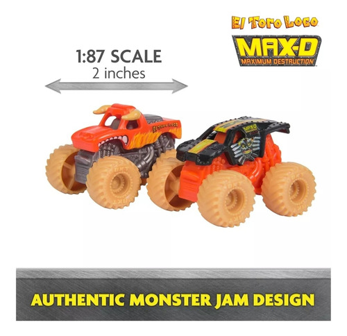 Monster Jam Mini Jams Venom Velocity Scorpion Lanzador Multicolor