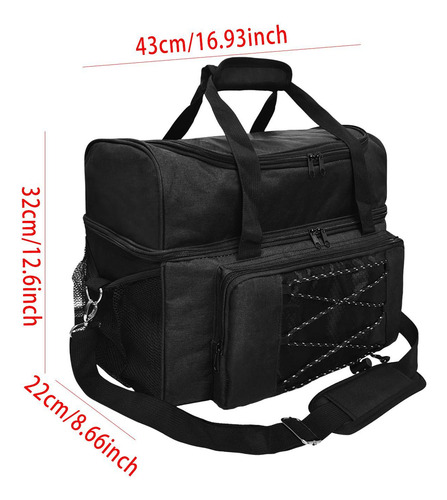 Bolsa De Bolos Para 2 Bolas, Bolsa De Transporte De Bolos