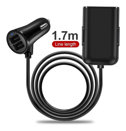 Cargador Rápido Qc3.0 4 Usb Automóvil 2.1a / 3.1a 35w