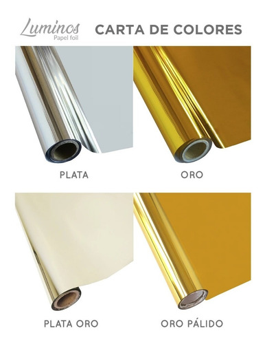 Imagen 6 de 9 de Laminadora Para Foil Y 4 Rollos De 12in Colores A Elegir