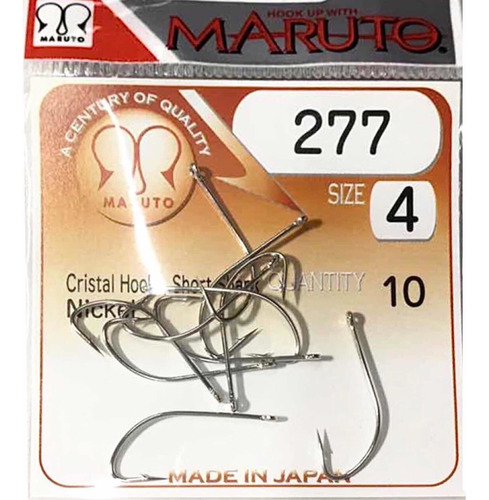 Anzuelos Maruto Serie 277 #4 Japones X 10 Unidades