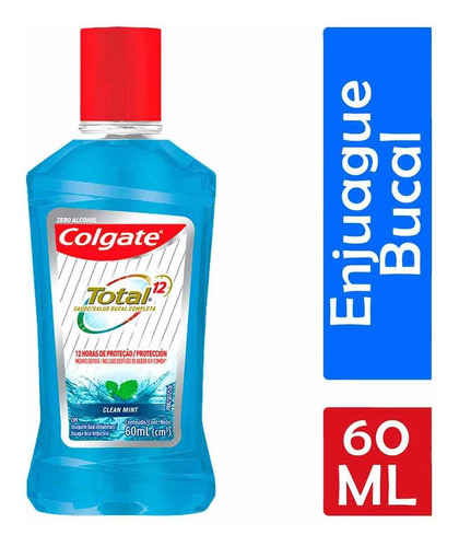 Enjuague Bucal Colgate Total 12 Clean Mint 60ml