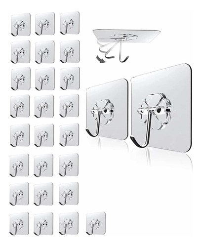 Ganchos Adhesivos Para Pared. Set De 5 Unidades