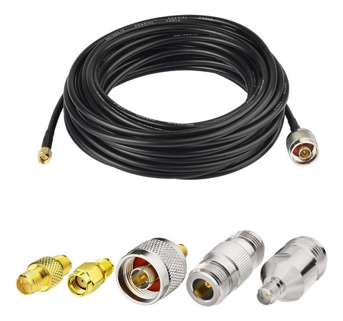 Superbat Sma Macho A N Macho Rf Cable Coaxial De 3 Pies + 5