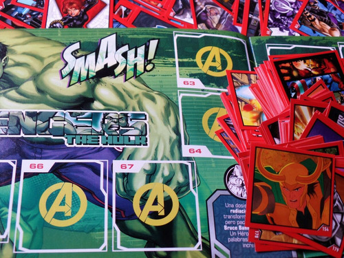 Avengers Album Sd Todas Las Figuritas Para Completarlo