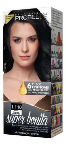 Coloración Probelle Super Bonita 1.110 Negro Intenso