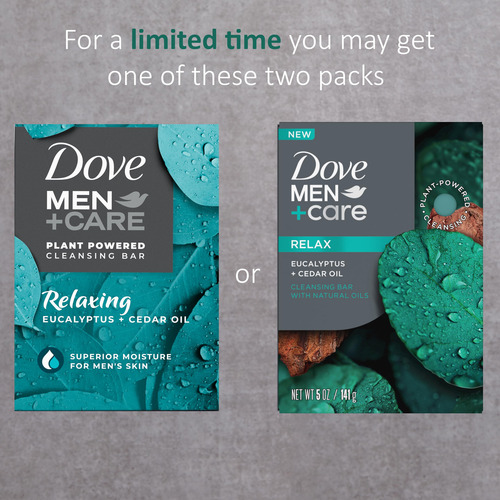 Jabón Limpiador En Barra Dove Men + Care Eucalyptus + Cedar