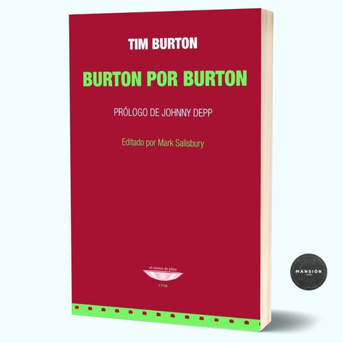 Imagen 1 de 1 de Libro Burton Por Burton Tim Burton Johnny Depp Cuenco Plata