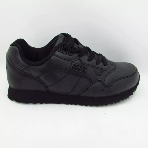 Tenis Fila Cress 3sc60513 001 Negro Escolar Cómodo Ligero 