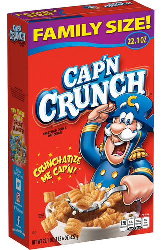 Cereal Cap N Crunch Original 625 G Caja
