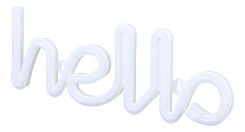Letrero Led De Neón Con Letras De Saludo Para Decoración De