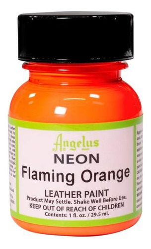 Pintura Acrilica Angelus 1 Oz Color Flaming Orange