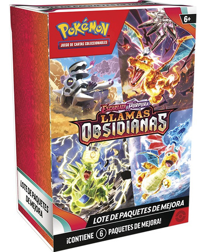 Pokémon Lote De Paquetes De Mejora - Llamas Obsidianas