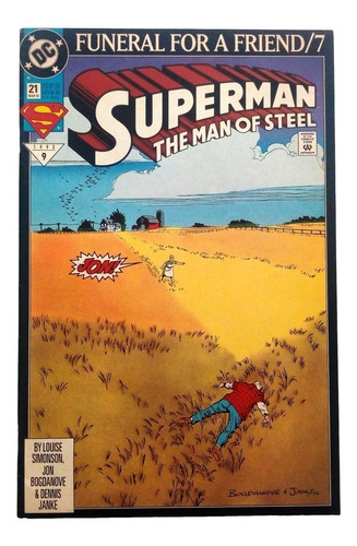 Comic Superman Funeral #7, Ingles, 1993.