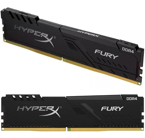Imagen 1 de 10 de Memoria Ram Kingston Hyperx Fury 8gb 1x8gb 2666 Mhz Gaming