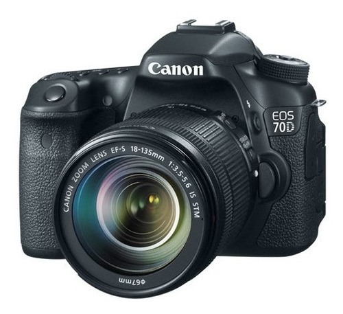 Camara Canon 70d 18-135mm Is Stm Kit Wifi + Gps