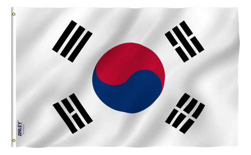 Bandera Anley, Poliéster, De Corea Del Sur, 90 X 150 Cm