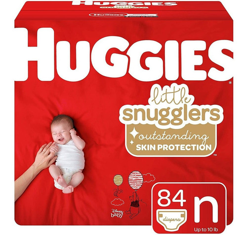 Huggies Little Snugglers Pañales, Tamaño Recien Nacido, 8