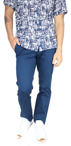 Pantalones De Vestir Rectos De Algodón Para Hombre
