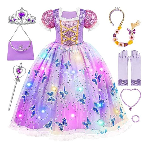 Meland Vestidos De Princesa Para Niñas, Disfraz De