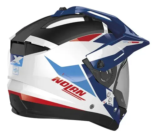 Casco nolan blanco sale
