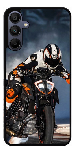 Funda Protector Para Samsung Ktm Moto Motocross Pista Biker Samsung A31