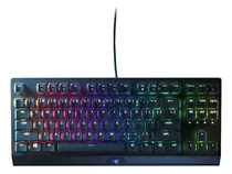 Comprar Teclado gamer Razer QWERTY Razer Yellow inglés US color negro con luz RGB