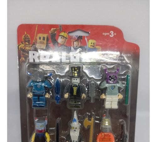 6 Roblox Figuras Armar Bloque Adaptable Escala Legos