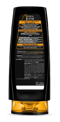 Acondicionador L'oréal Elvive Caida Resist X3 Nutr Int 750 M