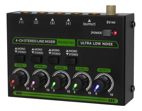 comprar Mezclador De Audio Mini Mezclador De Audio De 4 Canales Para
