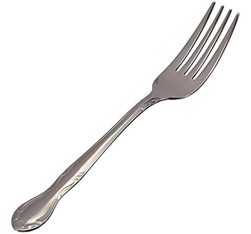 Winco 002405 12piece Elegance Mirror Finish Dinner Fork 