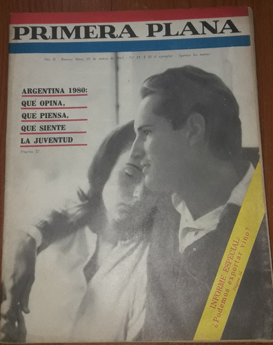 Revista Primera Plana N°19  19 De Marzo De 1963