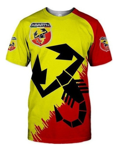 Axl Camiseta De Manga Corta Con Estampado 3d De Abarth