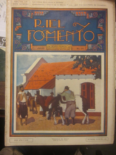 Riel Fomento N° 111. Julio 1931