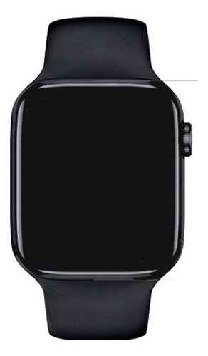 Smartwatch IWO 12 Lite 1.75" caja 44mm negra, malla  negra de  silicona W26