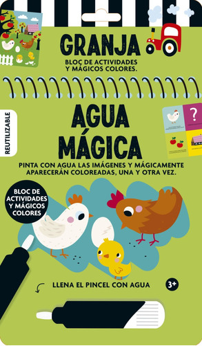 Granja  Agua Mágica Gato De Hojalata *libro Para Colorear*