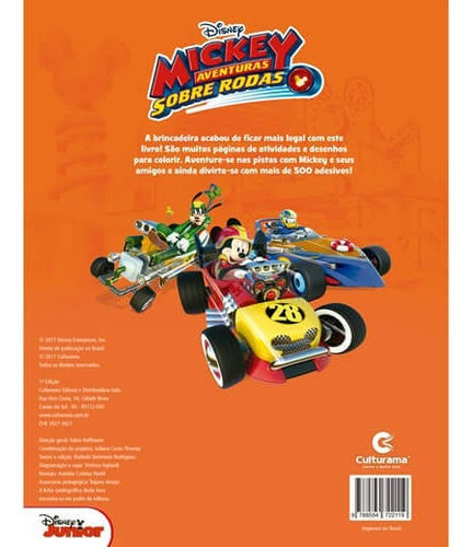 Imagem 6 de 6 de Livro 500 Adesivos E Atividade Mickey Mouse Disney Culturama