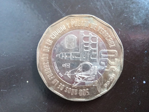 Moneda $20 Pesos Fundación Veracruz