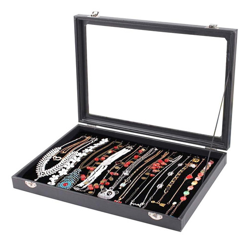 Estuche De Joyería Para Collares De Terciopelo Jiff (caja De